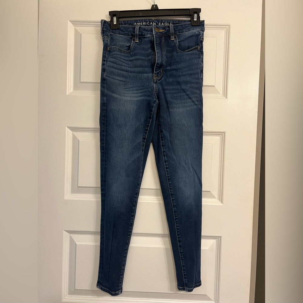 American Eagle Outfitters Dark Blue Skinny Jeans